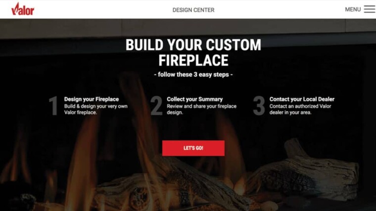 Valor Fireplace Design Center Image