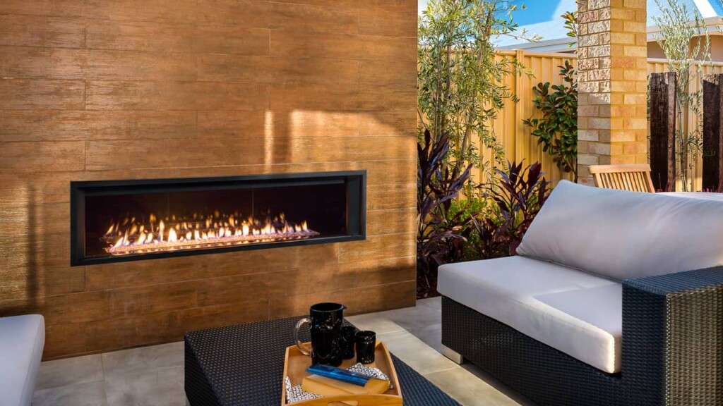 Outdoor Valor gas fireplace